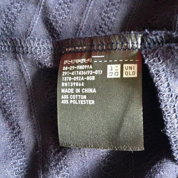 Uniqlo NWOT A-line Dress in navy color - Picture 6 of 6